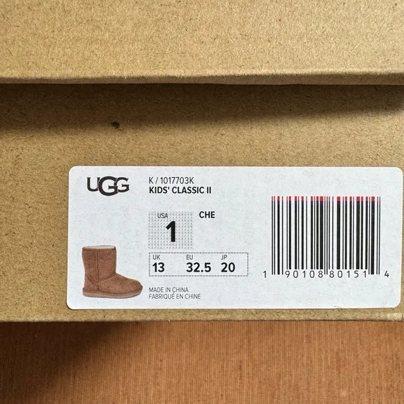 UGG Kids' Classic II Boots in Chestnut