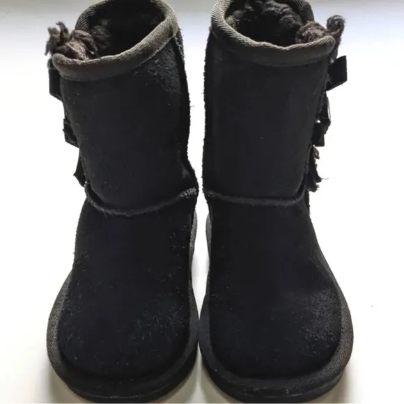 UGG Koolaburra Girls Winter Black Boots
