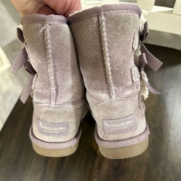 Ugg Koolaburra Victoria Short Boots Elderberry Size 12