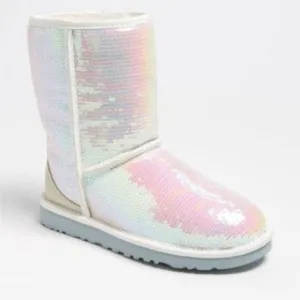 UGG Limited Edition “Sparkles, I DO” Sequin Short Boots