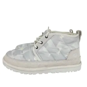 UGG Mens Neumel LTA Peace Camo Boots Puffer White Size 8 Chukka Winter