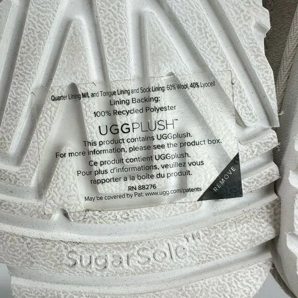 UGG Mens Neumel LTA Peace Camo Boots Puffer White Size 8 Chukka Winter