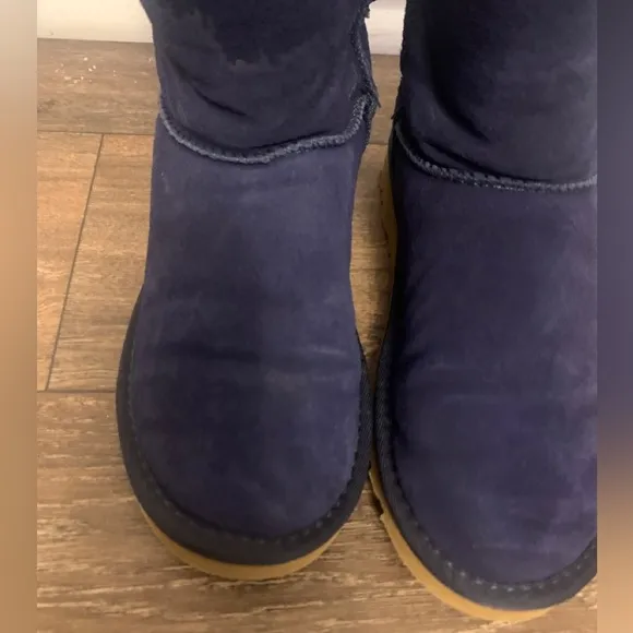 UGG Navy Blue Boots with Bows