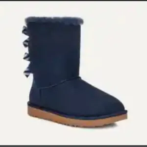 UGG Navy Blue Boots with Bows