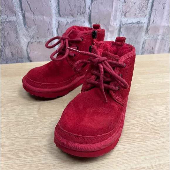 UGG Neumel II Kids Boots Red Size 11