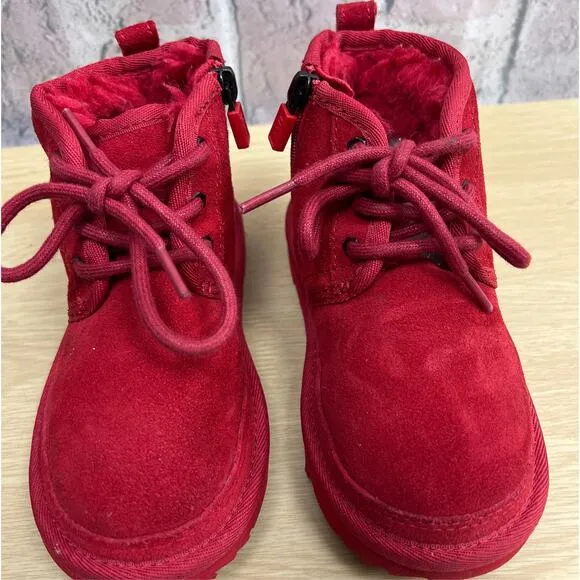 UGG Neumel II Kids Boots Red Size 11