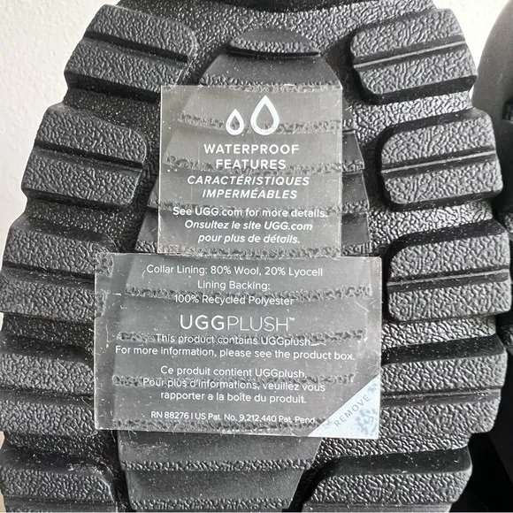 Ugg NEW Czeriesa Black Waterproof Women's Boot Size 8 #585
