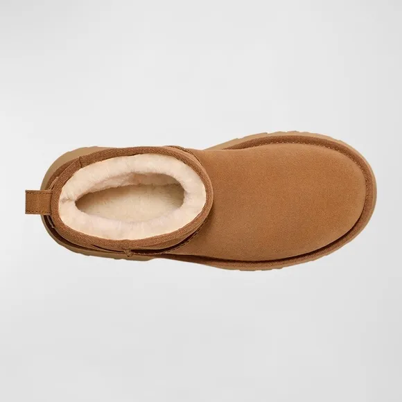 Ugg New Heights Mini Cozy Suede Boots