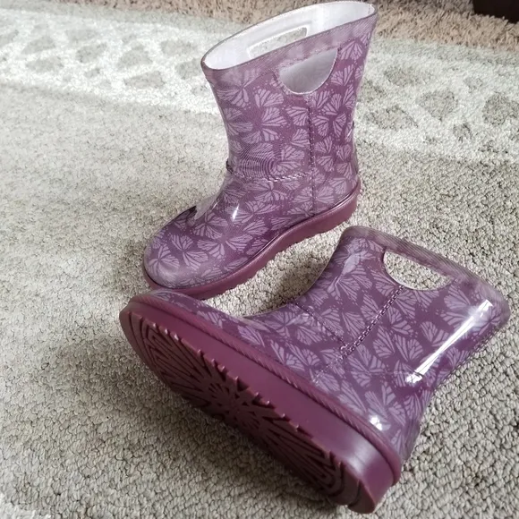 UGG Rain Boots Rahjee Butterflies