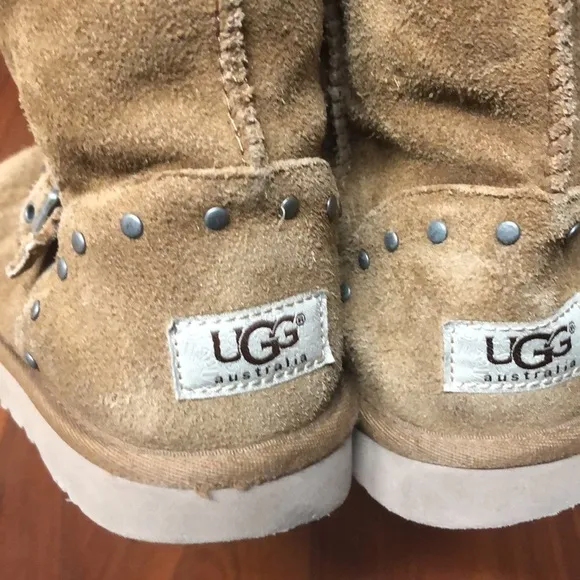 UGG Star Studded Short Sheepskin Kids Boots