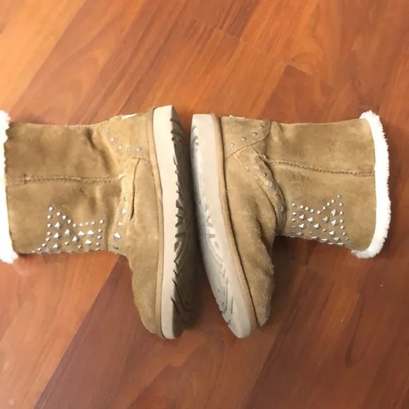 UGG Star Studded Short Sheepskin Kids Boots
