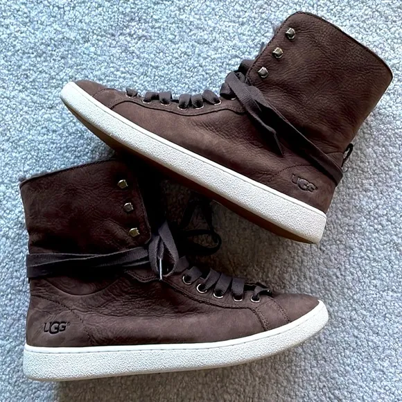 UGG Starlyn Sneaker Boots - Dark Brown