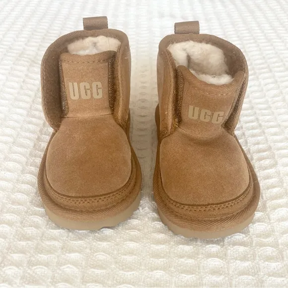 UGG Tan Suede Baby Boots
