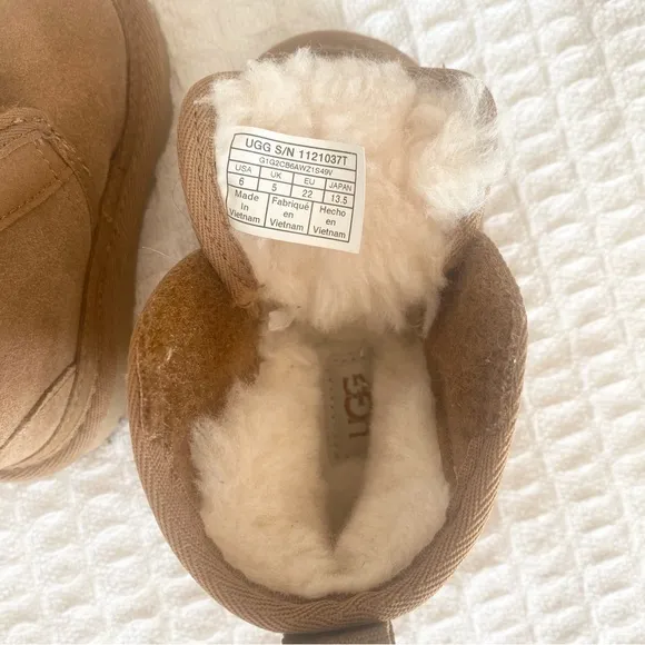 UGG Tan Suede Baby Boots