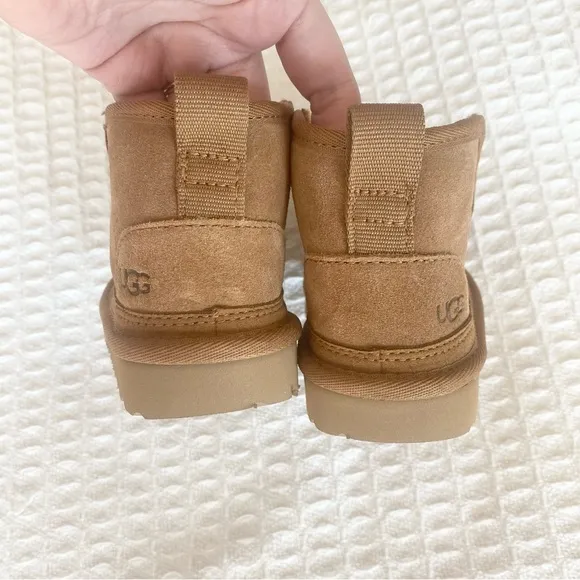 UGG Tan Suede Baby Boots