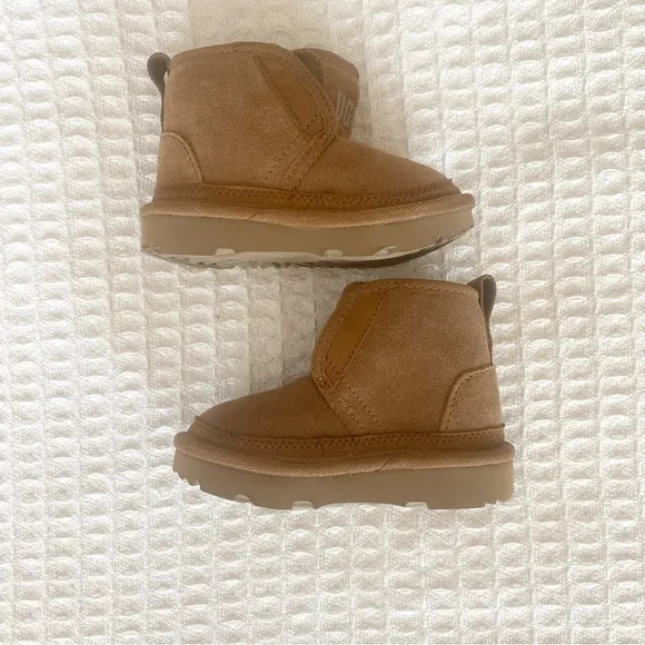 UGG Tan Suede Baby Boots