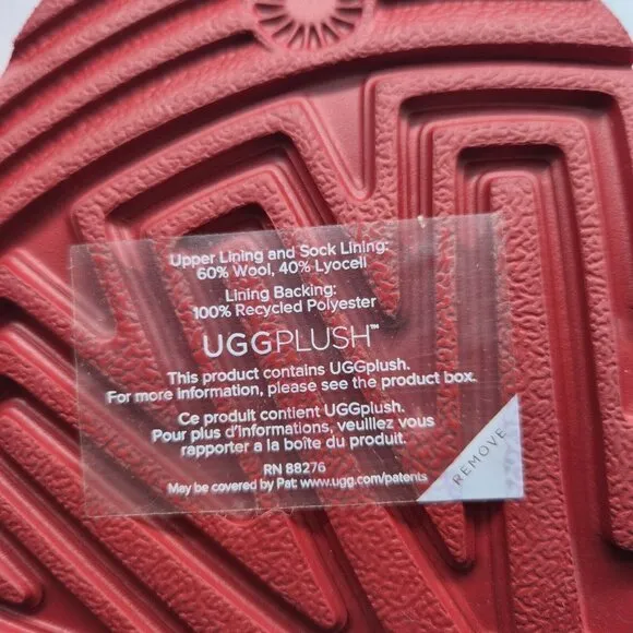Ugg Toddler Girls Kids' Classic II Gel Hearts Boot Metallic Red Size US 8