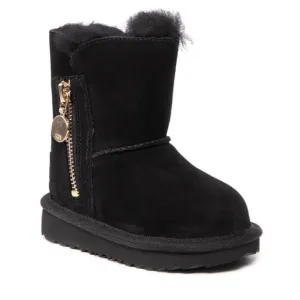 UGG Toddlers Bailey Zip Short Boots Black Size 6C