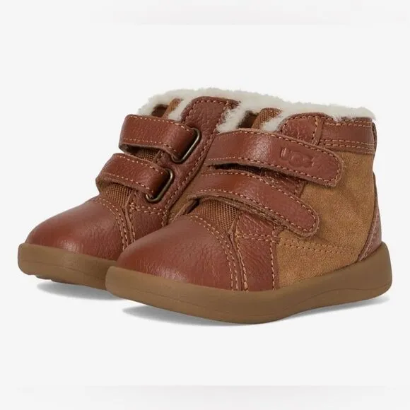 UGG Unisex-Baby Rennon Ii Sneakers in Chestnut Size 0-1, XS 0-6 months