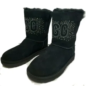 UGG Women boots Classic Bling Short ankle pull on