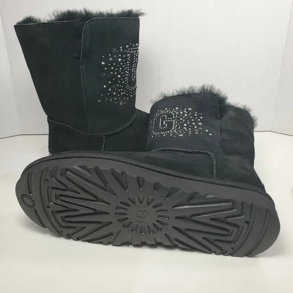 UGG Women boots Classic Bling Short ankle pull on