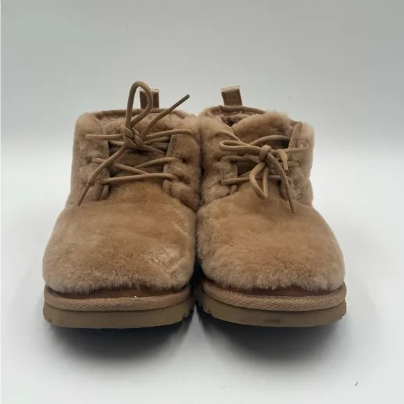 UGG Women’s 9 Chestnut Brown Neumel Cozy Fuzzy Slipper Boots