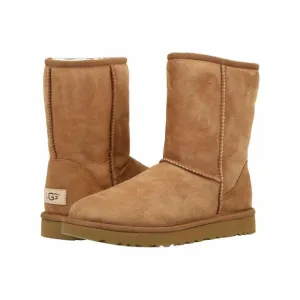 UGG Women's Classic Short II Boots Brown Mid-Calf Winter Casual Size 6