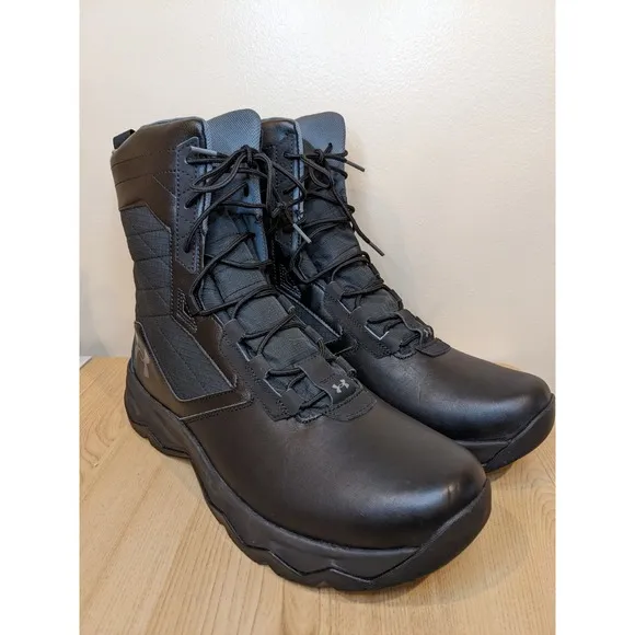 Under Armour UA Stellar G2 Tactical Boots Black 3024946-001 Men's Size 14