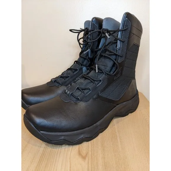Under Armour UA Stellar G2 Tactical Boots Black 3024946-001 Men's Size 14