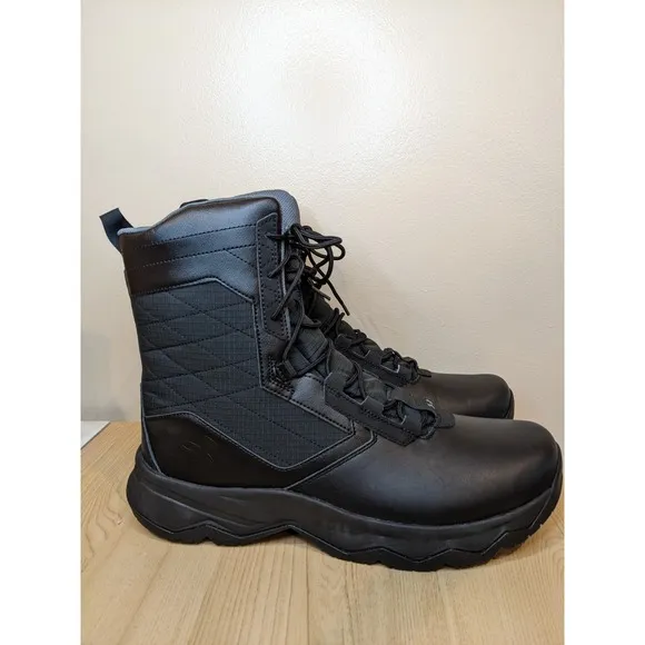 Under Armour UA Stellar G2 Tactical Boots Black 3024946-001 Men's Size 14