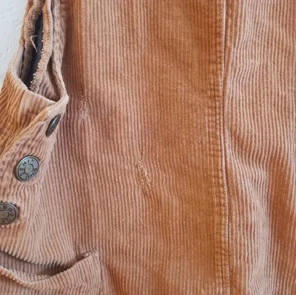 Urban Outfitters BDG Pinafore 70s Retro Overall Cordoroy Mini Dress
