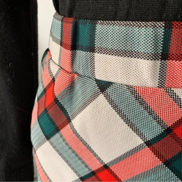 v i n t a g e :: Mod Preppy Plaid Thick Maxi Skirt Classy Tartan
