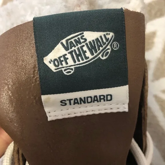 Vans Brown and Green Winter Boots