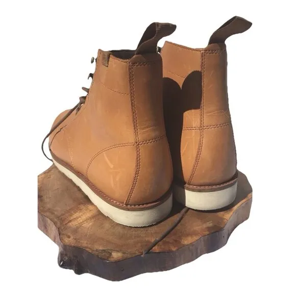 Vans Desert Chukka Mens 13 Leather Ankle Boots Shoes Lace Casual Sahara Brown