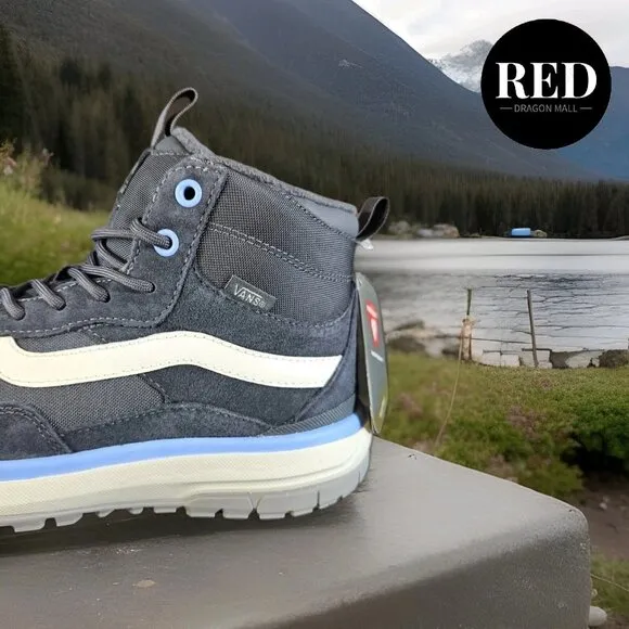 Vans UltraRange EXO Hi MTE-1 Asphalt Grey Blue Boots - Men's 8 Women's 9.5