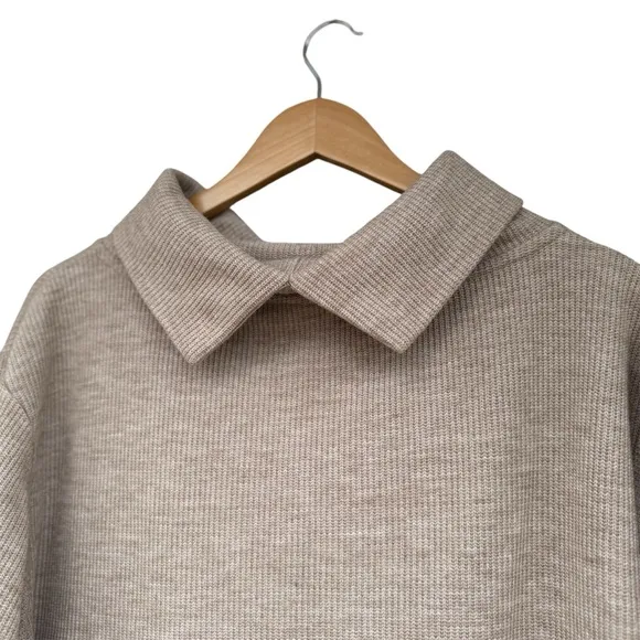 Varley Simon Women's Ribbed Side-Zip Sweater Size M