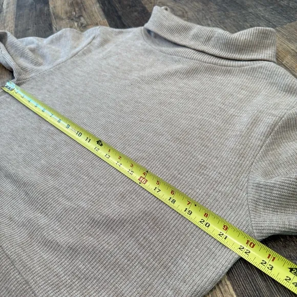 Varley Simon Women's Ribbed Side-Zip Sweater Size M
