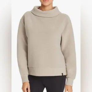 Varley Simon Women's Ribbed Side-Zip Sweater Size M