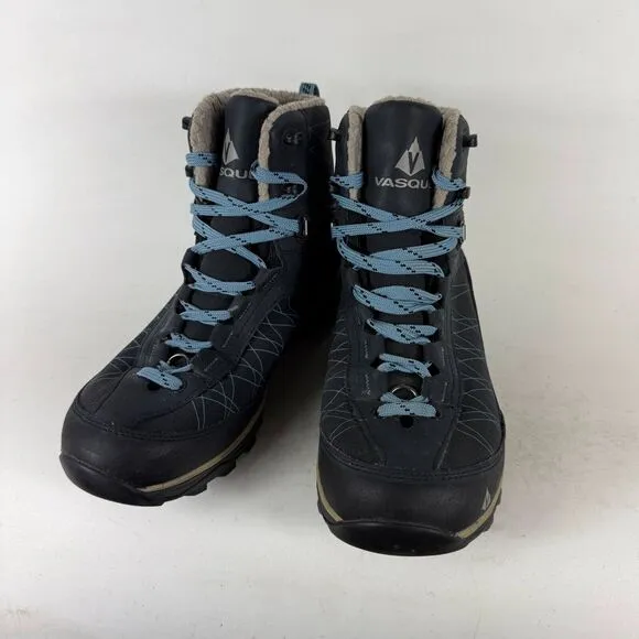 Vasque Coldspark UltraDry Bootie Women's 8.5 Black Lace Up Winter Hiking Boots