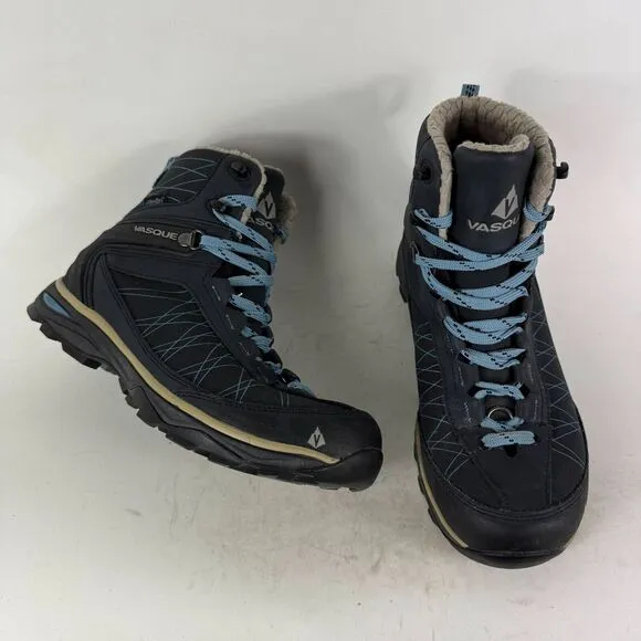 Vasque Coldspark UltraDry Bootie Women's 8.5 Black Lace Up Winter Hiking Boots