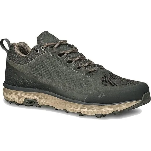 Vasque Mens 8 M 7498 Breeze LT NTX Low Hiking Shoes Leather Lace Up NEW Beluga