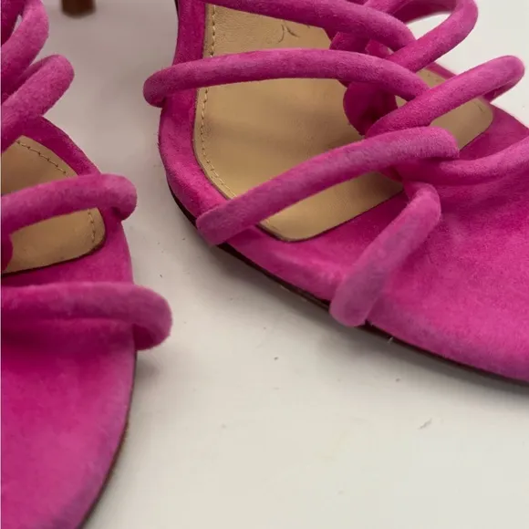 Veronica Beard Women’s Size 6 Aneesha Fuchsia Pink Suede Heels