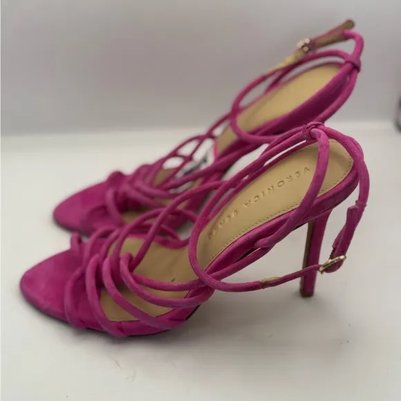 Veronica Beard Women’s Size 6 Aneesha Fuchsia Pink Suede Heels