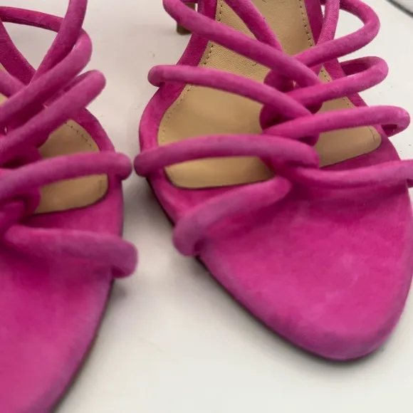Veronica Beard Women’s Size 6 Aneesha Fuchsia Pink Suede Heels