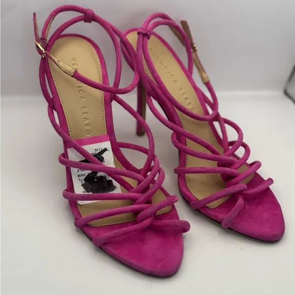 Veronica Beard Women’s Size 6 Aneesha Fuchsia Pink Suede Heels
