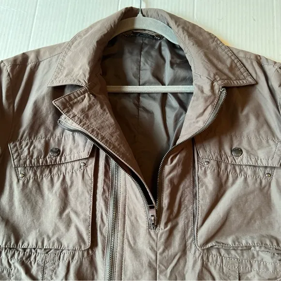 Versace Collection Sz 46 Men's Cotton Blend Jacket Brown Lined