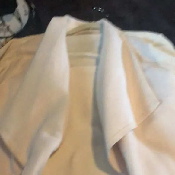 Very classy White Flutter long coat/ Cardigan