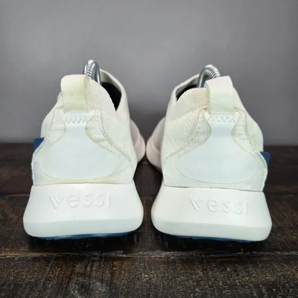 Vessi Everyday Move Slip On Womens Size 6 Waterproof Shoes Sneakers White