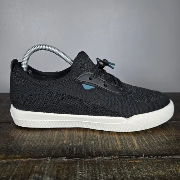 Vessi Weekend Sneaker Kids Size J4 Waterproof Shoes Sneakers Black White
