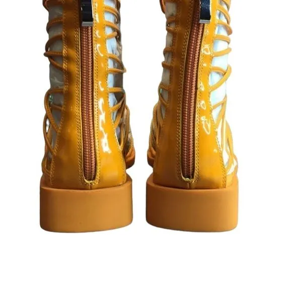 VHNY Studded Leather Ankle Boots Size 37 (7M)